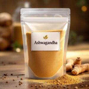 Henna Globe Pure Ashwagandha Powder – Stress Relief, Energy Boost & Immunity Support